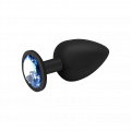 Silikon-Analdildo mit "Diamant", L
