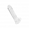 Transparenter Naturdildo, Größe M
