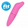 Soft Touch-Vibrator mit gebogener Spitze