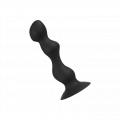 Dildo mit innenliegenden Kugeln aus Silikon