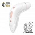 Satisfyer 'PRO1+', Druckwellenvibrator, weiß/roségold, 13 cm