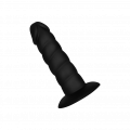 Gerippter Dildo aus Silikon