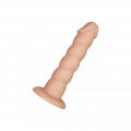 Gerippter Dildo aus Silikon