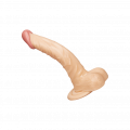 Gebogener Naturdildo