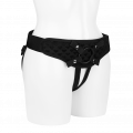 Gepolsterter Strap-On mit Herzmuster, 4 Teile