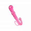 Schmaler Analdildo mit gewellter Struktur