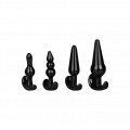 Vielseitiges Analplug-Set, 4 Teile