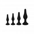 Analplug-Set aus Silikon, 4 Größen