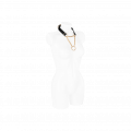 Lederhalsband mit Kette und O Ring