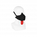 Maske im Maulkorb Design