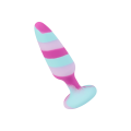Silikon Analplug mit Saugfuß, 11 cm