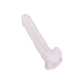 Schimmernder Naturdildo mit Saugfuß, 18,5 cm