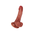 Zarter Naturdildo aus Silikon, 15cm
