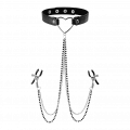 Sex & Mischief - Amor Collar with Nipple Clamps