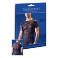 Shirt mit Wetlook & Spitze (L)