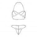 Freizügiger Kettenbikini