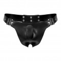 Strap-On-Slip mit Doppeldildo