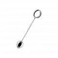 Donut-Ring mit Analdildo, 4,5cm