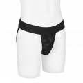 Jock Strap mit Lederklappe