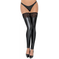 Overknees im Powerwetlook schwarz (L)
