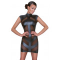 Tailliertes Kleid (schwarz) L
