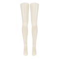 Latex-Strümpfe in weiß (XXL)