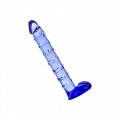 Glas-Dildo mit zarter Aderung
