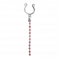 Nippelclip mit Strasskette