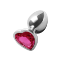 Heart Butt Plug Small, 6,9cm