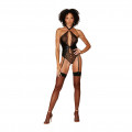 Sexy Body mit Leder Details