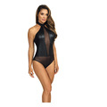 Axami Body in Wetlook-Optik schwarz L
