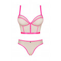 Nudelia Top & Panties in pink L/XL