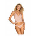 Delicanta Top & Panties in rosa L/XL