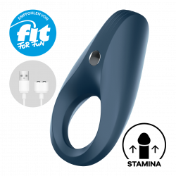 Satisfyer 'Rocket Ring' aus Silikon, 2,5-5cm