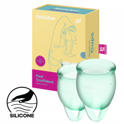 Satisfyer 'Feel Confident - Menstrual Cup Set', 15&20ml