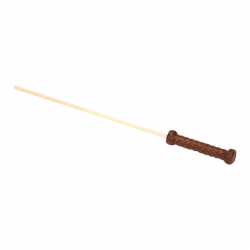 Spazierstock mit Ledergriff