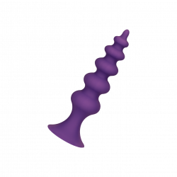 Strukturierter Silikon-Analdildo