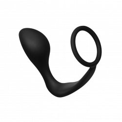 Analplug mit Hodenring, Silikon