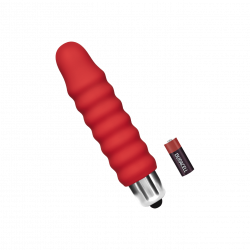 Gerippter Minivibrator aus Silikon