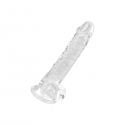 Transparenter Naturdildo, Größe S
