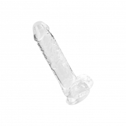 Transparenter Naturdildo, Größe M