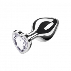 Metall-Analplug mit Kristall
