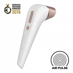 Satisfyer 'NUMBER TWO', Druckwellenvibrator, weiß/roségold, 17,5 cm