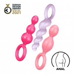 Satisfyer 'Booty Call' aus Silikon, 13,5-14cm, 3Teile