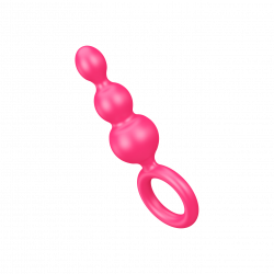 Silikon-Analplug mit Haltegriff