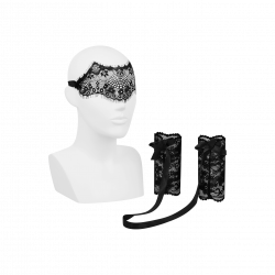 Bondageset aus zarter Spitze'