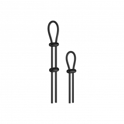 Penisring-Set aus Silikon, 2 Teile