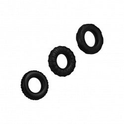 Penisring-Set aus Silikon, 3 Teile