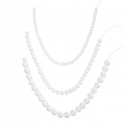 Set aus Perlen-Dilatoren, 3 Teile
