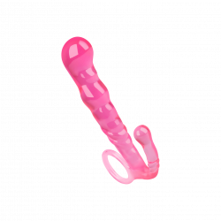 Schmaler Analdildo mit gewellter Struktur